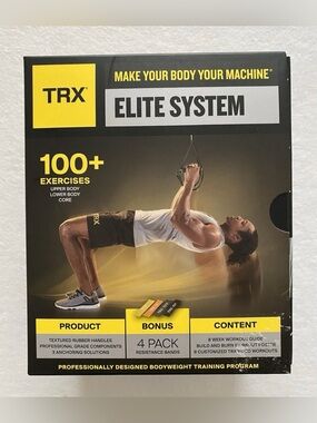 TRX Elite System Suspension Trainer - Black & Yellow